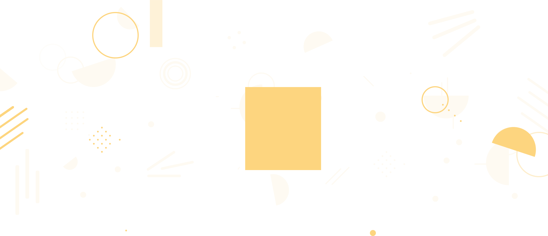 A selection of semi-transparent shapes on a transparent background.