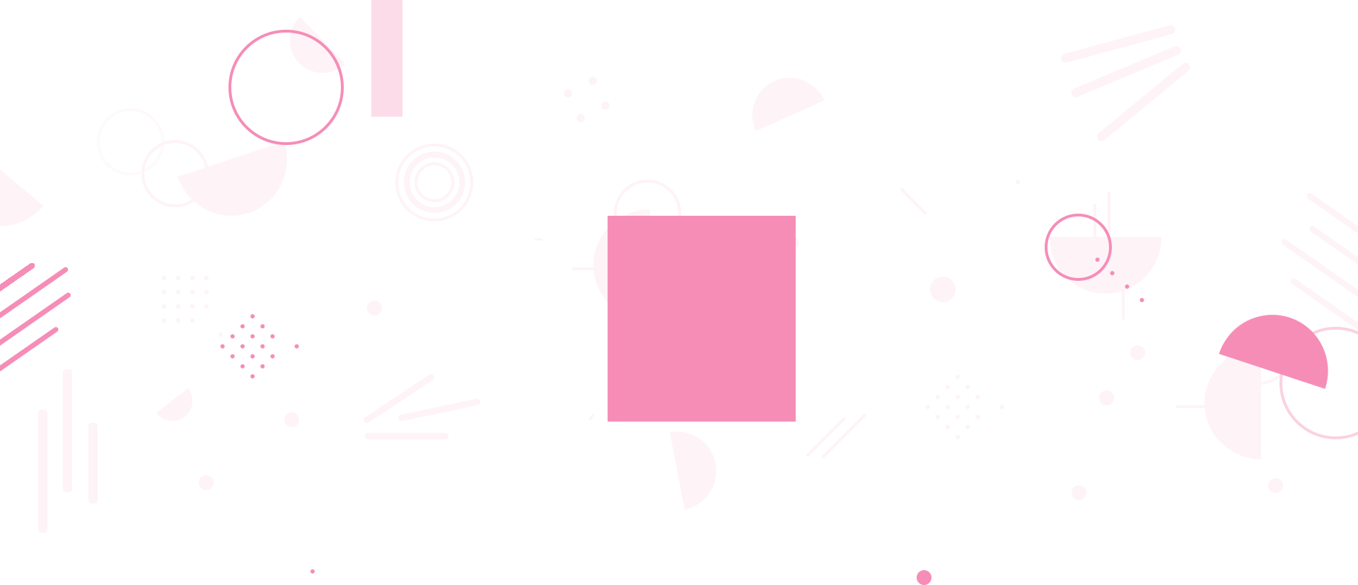 A selection of semi-transparent shapes on a transparent background.